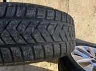 Grajewo ogłoszenia: Sprzedam koła  na oponach zimowych Pirelli 215/55 /18 - zdjęcie